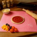 Non-Stick Dough Rolling & Baking Mat - (1 Pc / 29x26 Cm) - Closeup Embroidery by Nari Haat, Indian ethnic wear, women...
