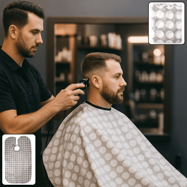 Professional Hair Cutting Cape (1 Pc) - Front View by Nari Haat, Indian ethnic wear, women clothing, designer suit