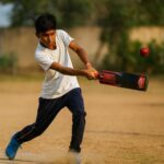 Lightweight Durable Plastic Cricket Bat (87 x 11 Cm / 1 Pc) - Fabric Detail by Nari Haat, Indian ethnic wear, women c...