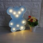 Teddy Bear Shape LED Decorative Night Light (1 Pc) - Neckline Detail by Nari Haat, Indian ethnic wear, women clothing...