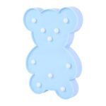 Teddy Bear Shape LED Decorative Night Light (1 Pc) - Sleeve Design by Nari Haat, Indian ethnic wear, women clothing, ...
