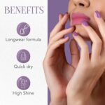 OG Beauty Rosy Glow Gel Intense Nail Polish (1 Pc / 10 ML) - Closeup Embroidery by Nari Haat, Indian ethnic wear, wom...