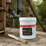 Black Waterproof Adhesive Paste 300 Gm - (Set) - Back View by Nari Haat, Indian ethnic wear, women clothing, designer...