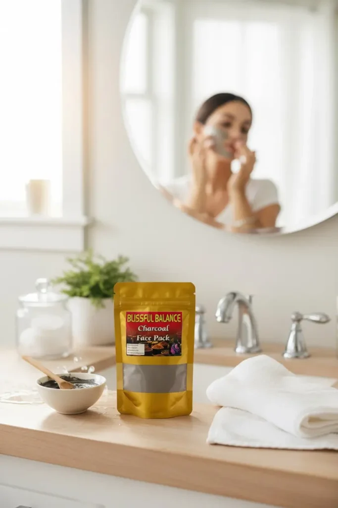 Blissful Balance Kumkumadi Face Pack Powder – Ayurvedic Glow Pack with Saffron, Sandalwood & Aloe Vera for Bright, ...