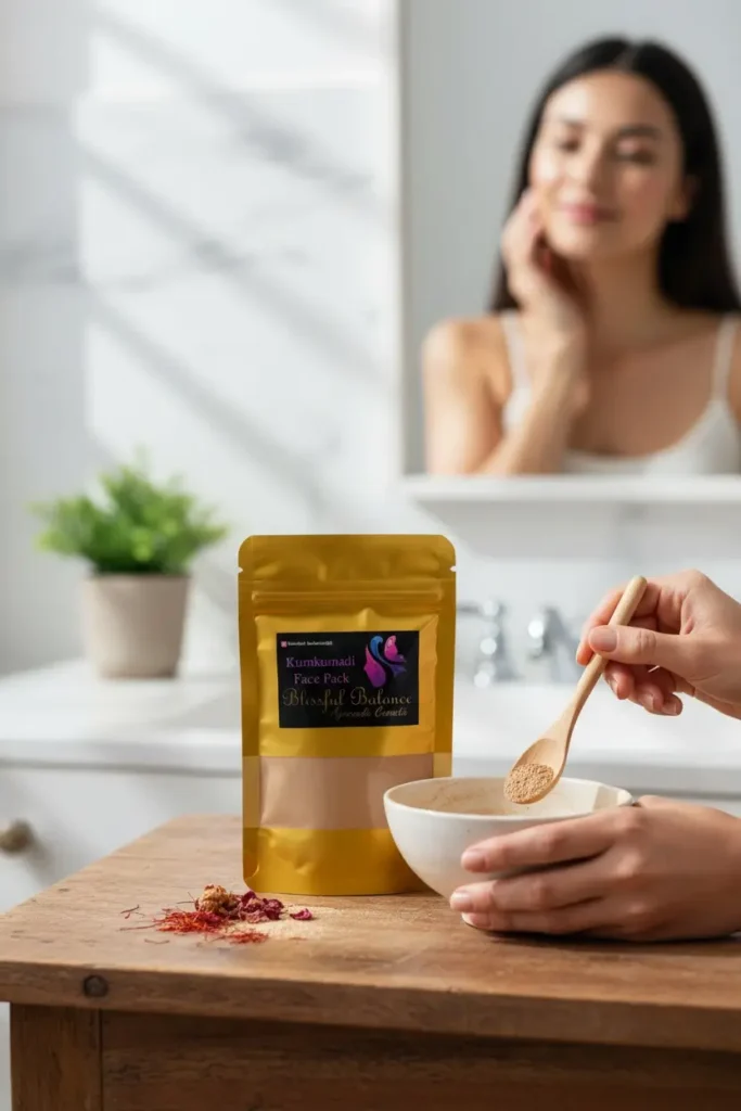 Blissful Balance Skin Tightening Face Pack – Multani Mitti & Sandalwood Herbal Pack for Firm, Smooth & Youthful Ski...