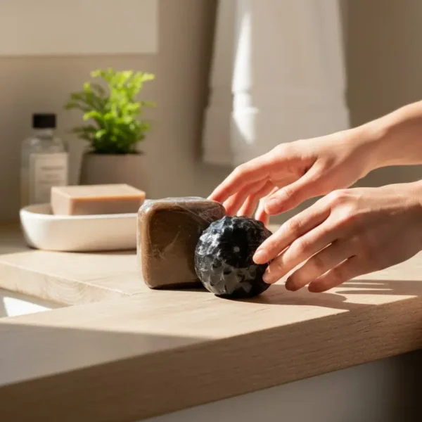 Blissful Balance Kumkumadi Soap – Ayurvedic Soap with Saffron, Kumkumadi Oil & Sandalwood for Bright, Clear & Glowi...