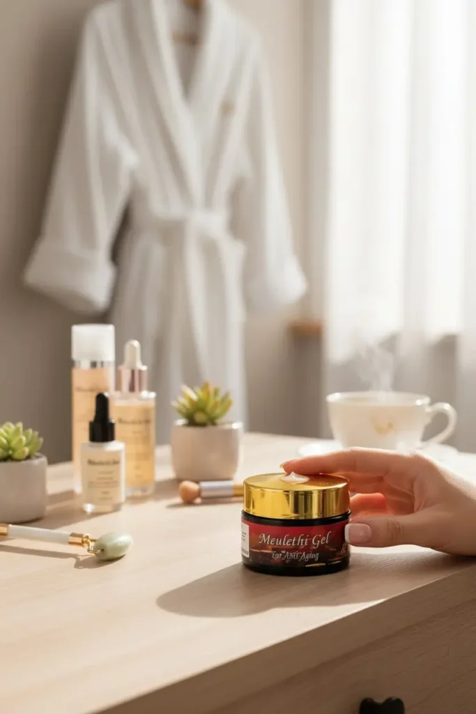 Blissful Balance Orange Peel Gel – Aloe Vera Gel for Pigmentation, Acne, Sunburn & Uneven Skin Tone - Front View by...