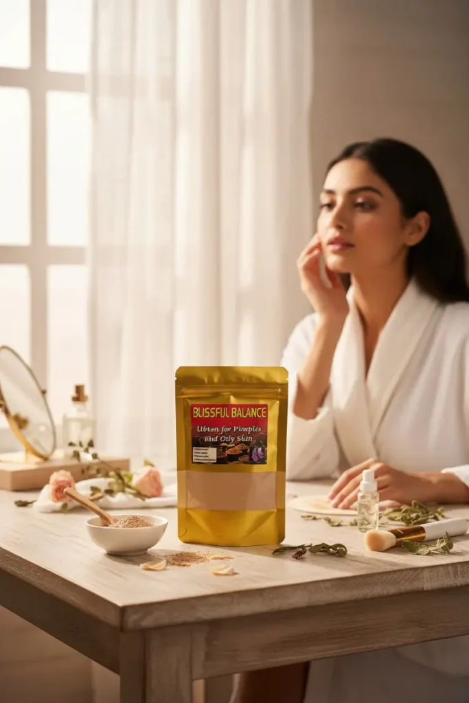 Blissful Balance Hibiscus Hair Gel – Aloe Vera Based Gel for Hair Growth, Frizz Control & Natural Shine - Front Vie...