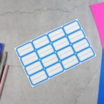 1 Sheets Self-Adhesive Label Stickers - Neckline Detail by Nari Haat, Indian ethnic wear, women clothing, designer suit