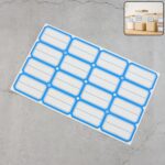 1 Sheets Self-Adhesive Label Stickers - Front View by Nari Haat, Indian ethnic wear, women clothing, designer suit