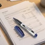 Premium Permanent Blue Marker Pen (1 Pc) - Back View by Nari Haat, Indian ethnic wear, women clothing, designer suit