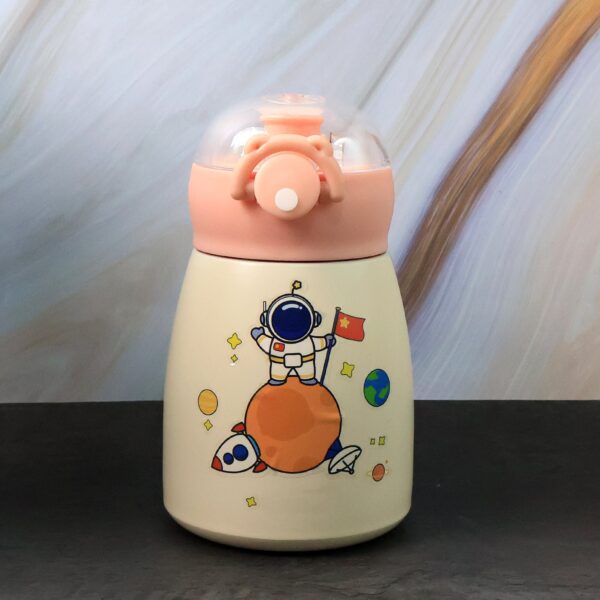 Stainless Steel Vacuum Insulated Flask 350ML (1 Pc) - Front View by Nari Haat, Indian ethnic wear, women clothing, de...