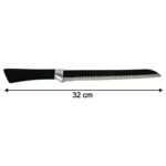 Premium 32 Cm Serrated Bread Knife with Ergonomic Handle, Chhari - Back View by Nari Haat, Indian ethnic wear, women ...