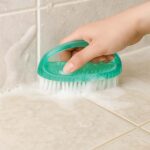 Heavy-Duty Multi-Purpose Cleaning Brush with Ergonomic Handle (1 Pc) - Neckline Detail by Nari Haat, Indian ethnic we...