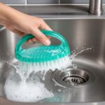 Heavy-Duty Multi-Purpose Cleaning Brush with Ergonomic Handle (1 Pc) - Fabric Detail by Nari Haat, Indian ethnic wear...