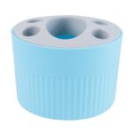 Multipurpose Bathroom Toothbrush and Utility Holder Stand with Multiple Slots (1 Pc) - Sleeve Design by Nari Haat, In...