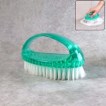 Heavy-Duty Multi-Purpose Cleaning Brush with Ergonomic Handle (1 Pc) - Front View by Nari Haat, Indian ethnic wear, w...