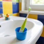 Kids Toothbrush and Sunglasses Toy Set - Neckline Detail by Nari Haat, Indian ethnic wear, women clothing, designer suit