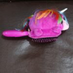 Kids Unicorn Plush Hair Brush - (1 Pc) - Full Detail by Nari Haat, Indian ethnic wear, women clothing, designer suit