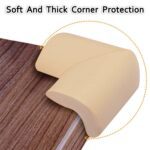 4 Pc Soft Foam Table Corner Protectors Set with Safety Tape - Image 9