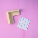 4 Pc Soft Foam Table Corner Protectors Set with Safety Tape - Image 3