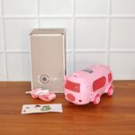 Bus Shaped Kids Water Bottle with Strap – 500ml Cute Cartoon Design With Sticker - Full Detail by Nari Haat, Indian...