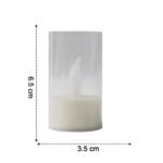 Flameless Candles with Transparent plastic Covers Set of 24 Pcs LED - Neckline Detail by Nari Haat, Indian ethnic wea...