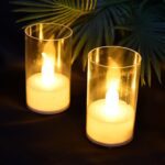 Flameless Candles with Transparent plastic Covers Set of 24 Pcs LED - Back View by Nari Haat, Indian ethnic wear, wom...