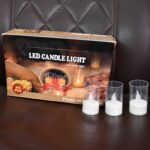 Flameless Candles with Transparent plastic Covers Set of 24 Pcs LED - Full Detail by Nari Haat, Indian ethnic wear, w...