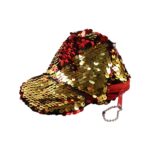 Stylish Sequin Mini Cap-Shaped Coin Purse (1 Pc) - Sleeve Design by Nari Haat, Indian ethnic wear, women clothing, de...