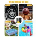 Mini Digital Portable Car Tyre Air Compressor - (1 Pc) - Back View by Nari Haat, Indian ethnic wear, women clothing, ...