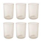 Supermom Plastic Casa Glass Set (6 Pc) - Full Detail by Nari Haat, Indian ethnic wear, women clothing, designer suit