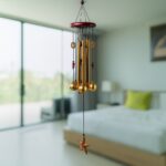 Wind Chimes Outdoor Hanging Dragonfly Wind Chime for Outside (1 Pc) - Front View by Nari Haat, Indian ethnic wear, wo...