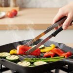 Premium Stainless Steel Chimta (1 Pc) - Fabric Detail by Nari Haat, Indian ethnic wear, women clothing, designer suit