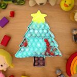 Premium Tree Shape Silicone Pop It Fidget Toy (1 Pc) - Neckline Detail by Nari Haat, Indian ethnic wear, women clothi...