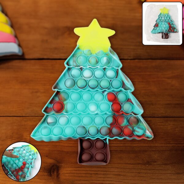 Premium Tree Shape Silicone Pop It Fidget Toy (1 Pc) - Front View by Nari Haat, Indian ethnic wear, women clothing, d...