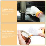 Multipurpose Bottle-Attachable Cleaning Brush for Kitchen and Bathroom (1 Pc) - Fabric Detail by Nari Haat, Indian et...