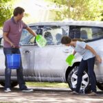 Microfiber Car Wash Glove Mitt For Car,Bike,Home & Surface - Sleeve Design by Nari Haat, Indian ethnic wear, women cl...