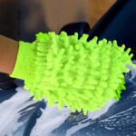 Microfiber Car Wash Glove Mitt For Car,Bike,Home & Surface - Fabric Detail by Nari Haat, Indian ethnic wear, women cl...