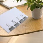 Heavy-Duty Foldback Binder Clip - (1 Pc) - Back View by Nari Haat, Indian ethnic wear, women clothing, designer suit