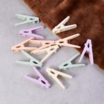 Clothesline Rope 12 Clips – 5 Meter Approx Heavy Duty Laundry Drying Rope with Clip - Neckline Detail by Nari Haat,...