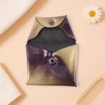 Premium Foldable PU Leather Coin Pouch (1 Pc) - Fabric Detail by Nari Haat, Indian ethnic wear, women clothing, desig...