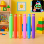 LED Glow Pop Tube Fidget Toy (Mix Color / 1 Pc) - Front View by Nari Haat, Indian ethnic wear, women clothing, design...