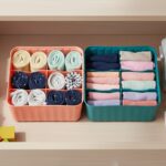 Square Organizer Box with 6 Compartments (Set of 2) - Full Detail by Nari Haat, Indian ethnic wear, women clothing, d...