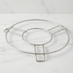 Stainless Steel Round Table Ring Hot Pot Stand (1 Pc) - Fabric Detail by Nari Haat, Indian ethnic wear, women clothin...