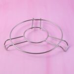 Stainless Steel Round Table Ring Hot Pot Stand (1 Pc) - Full Detail by Nari Haat, Indian ethnic wear, women clothing,...