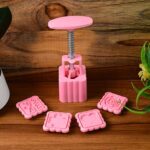 Multipurpose Cookie Biscuit Stamp Mold Set with Press Handle - Fabric Detail by Nari Haat, Indian ethnic wear, women ...