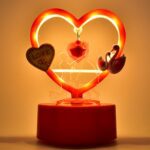 Heart-Shaped Decorative Love Showpiece (1 Pc) - Fabric Detail by Nari Haat, Indian ethnic wear, women clothing, desig...