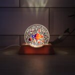 3D Creative Visualization Lamp – LED Night Ligh (1 Pc) - Neckline Detail by Nari Haat, Indian ethnic wear, women cl...