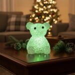 Bear Decorative LED Night Lamp with Color-Changing Glow (1 Pc) - Back View by Nari Haat, Indian ethnic wear, women cl...